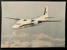 Airplane Postcard: Royal Thai Police, Fokker 50 picture