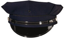 Navy Blue 8 Point Duty Cap, Uniform Hat Security Police Law Enforcement Officer picture