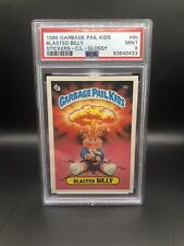 1985 Topps OS1 Garbage Pail Kids #8b Blasted Billy Checklist Glossy PSA 9 Mint picture
