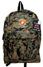 U.S. MARINES NEW BACKPACK LICENSED WITH TAGS IN DIGITAL CAMO 17