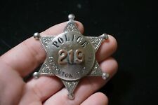 Vintage / Antique Police Badge, Thornton TWP Illinois, Estate Find, #219 picture