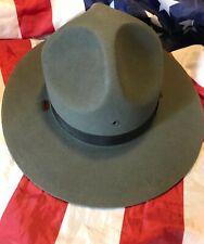new GREY STRATTON HAT F40 /TROOPER/SHERIFF/ POLICE /WOOL HAT /  sz 7 1/4 L/O picture