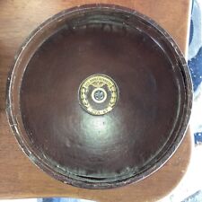 VINTAGE US NAVY AIRCRAFT CARRIER USS JOHN F. KENNEDY CV-67 Leather Tray - Rare picture