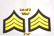 2 Lot MIni Sergeant Stripe Gold/Black 2