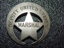 ANTIQUE  1900s DEPUTY US MARSHAL  USMS POLICE NUMBER 424 IN BOOK picture