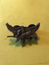 SWAT Operator Insignia with Eagle Center Mass ANTIQUE GOLD COLOR Special Ops pin picture