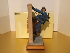 🔥Rare Blue hats of bravery figurine “Assault” SWAT Police Statue🔥 picture