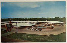 Baton Rouge Louisiana Vintage Postcard Holiday Inn Aerial View Old Cars 1959 picture