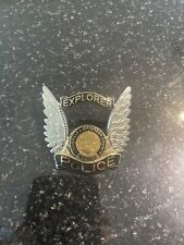obsolete Louisville Police Explorer hat badge picture