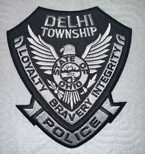 Delhi Township Ohio Police Black patch picture