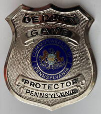 Vintage Pennsylvania Game Commission Deputy Game Protector Officer Badge PA PGC picture