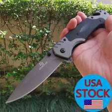 Tactical Combat Spring Assisted Open Pocket Rescue Knife EDC  Fitness , Hunting picture