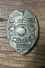 obsolete vintage clarksville tennesee police badge  picture