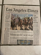 Los Angeles Times June 8 2020 Minneapolis Racism George Floyd Police Department picture