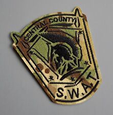 Central County California Police SWAT Camo Patch ++ Mint Contra Costa County CA picture