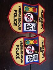 2 Virginia Beach Police Traffic Safety Unit Patches picture