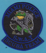 MIAMI FLORIDA SWAT POLICE SCUBA DIVE TEAM SHOULDER PATCH (BLUE) picture