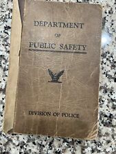 Youngstown Police 1930 Rules & Regulations picture