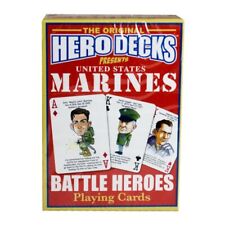 NEW U.S. Marines Battle Heroes Hero Deck Poker Size Playing Cards 52 Heroes picture