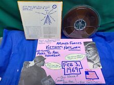 Authentic 1969 Armed Forces Vietnam NETWORK War Reel To Reel Recording AFVN picture