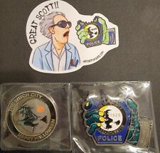 Salem Police Halloween Challenge Coin Set 2020 & 2021. Individually numbered. picture