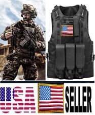 U.S Military Army Swat Police Tactical Vest Airsoft Hunting Combat Plate Carrier picture