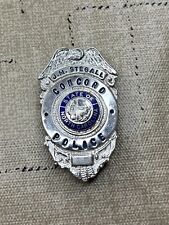 Obsolete Concord, North Carolina Wallet Police Badge- Named, Rare Find- Mini picture
