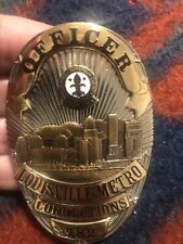 obsolete police badge us-Louisville kY Corrections picture