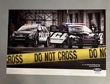 2013 2014 FORD POLICE INTERCEPTOR DO NOT CROSS POSTER picture