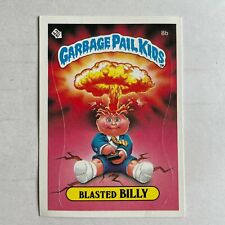 Garbage Pail Kids Series 1 Blasted Billy 8b Checklist Matte GPK 1985 Topps EX picture