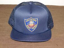  POLICE BASEBALL CAP HAT COLORADO STATE PATROL NEW UNUSED picture