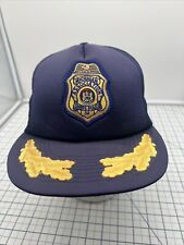 Michigan Association of Chiefs Police Hat Cap Vintage Snapback Badge Patch picture