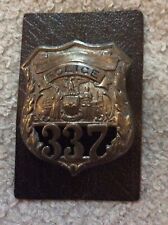 Vintage Obsolete LARGE NY Police Badge picture