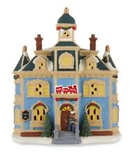 Holiday Time USMC Marines TOYS FOR TOTS Christmas Village House - Lights Up -New picture
