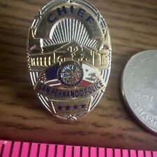Support TunnelToTowers Org Police Chief Lapel Pin San Fernando Police 1 Availabl picture
