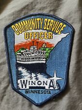 Winona Police Community Service Officer Law Enforcement Patch picture