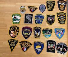NICE LOT OF 20 OHIO LAW ENFORCEMENT SHOULDER PATCHES  OH1 picture