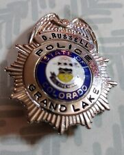 GRAND LAKE COLORADO POLICE BADGE NAMED D. RUSSELL picture