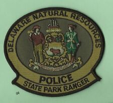 DELAWARE STATE PARK RANGER POLICE PATCH  Subdued Green picture