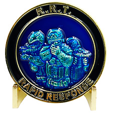BL7-002 RRT Rapid Response Team Thin Gray Line Challenge Coin Corrections SWAT C picture