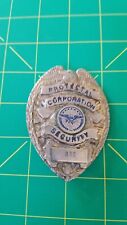 Unk Obsolete Protectal Corp Security Badge DoD Government Private Kandu Hallmark picture