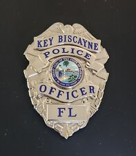 Police Badge Key Biscayne State of Florida Blackinton Obsolete picture