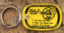 Vintage Maryland State Police Key Chain picture