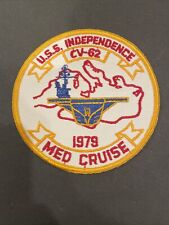 USS Independence 1979 cruise ship patch Navy picture