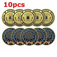 10pc Police Challenge Coin Deputy Sheriff Creed Law Enforcement Collectible Gift picture