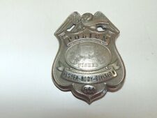 Vintage Obsolete GM Fisher Body Police Badge-Metal. with Pin Flint, MI Factory picture