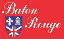 5×3 Baton Rouge Flag Sticker Vehicle Bumper Stickers Vinyl Louisiana State Decal picture
