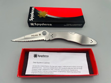 Spyderco Police C07S Folding Pocket Knife with Fully Serrated VG-10 Steel Blade picture