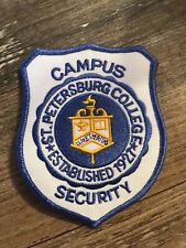 ST PETERSBURG COLLEGE – CAMPUS SECURITY - FLORIDA SCHOOL CAMPUS Police Patch 4