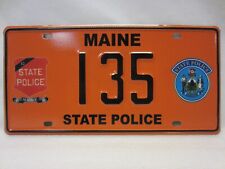 RETIRED Maine State Police Anniversary License Plate as pictured~~6